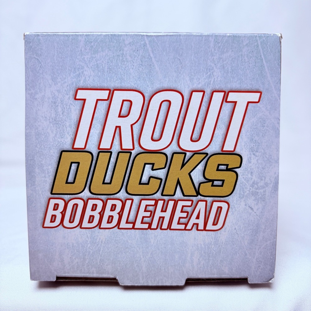 Mike Trout Ducks Bobblehead LA Angels SGA NHL Anaheim Crossover Figure - Picture 5 of 6